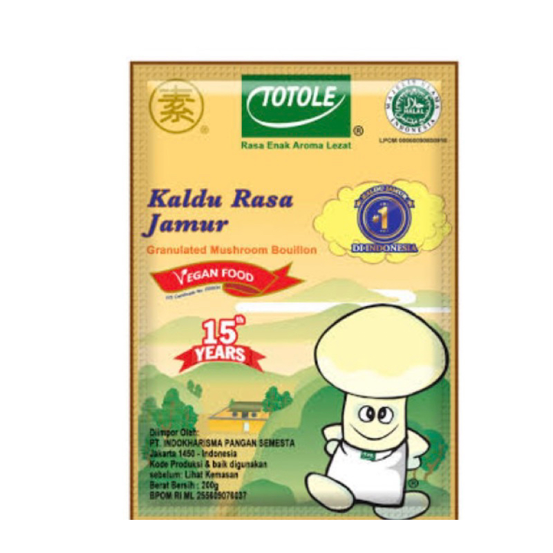 

Totole kaldu jamur 40gr