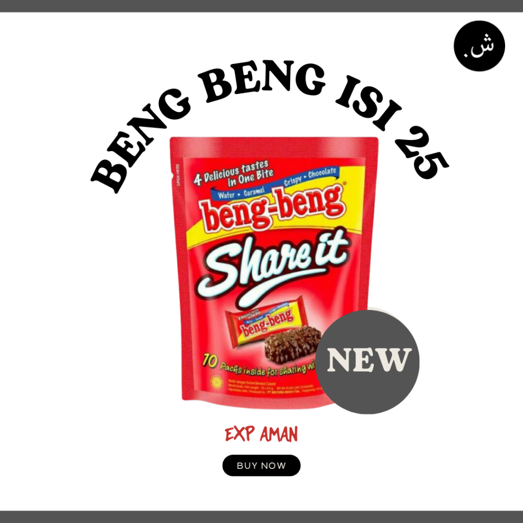 

Beng Beng Share It Isi 25pc Produk Baru