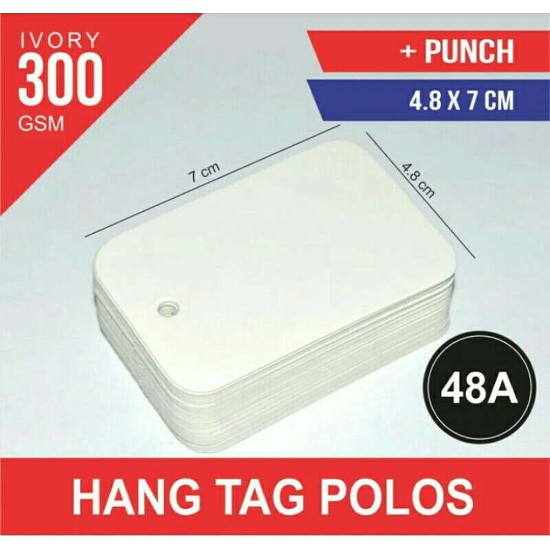 

HANG TAG Price Tag Polos Pakaian, Tas, Alas Kaki dll