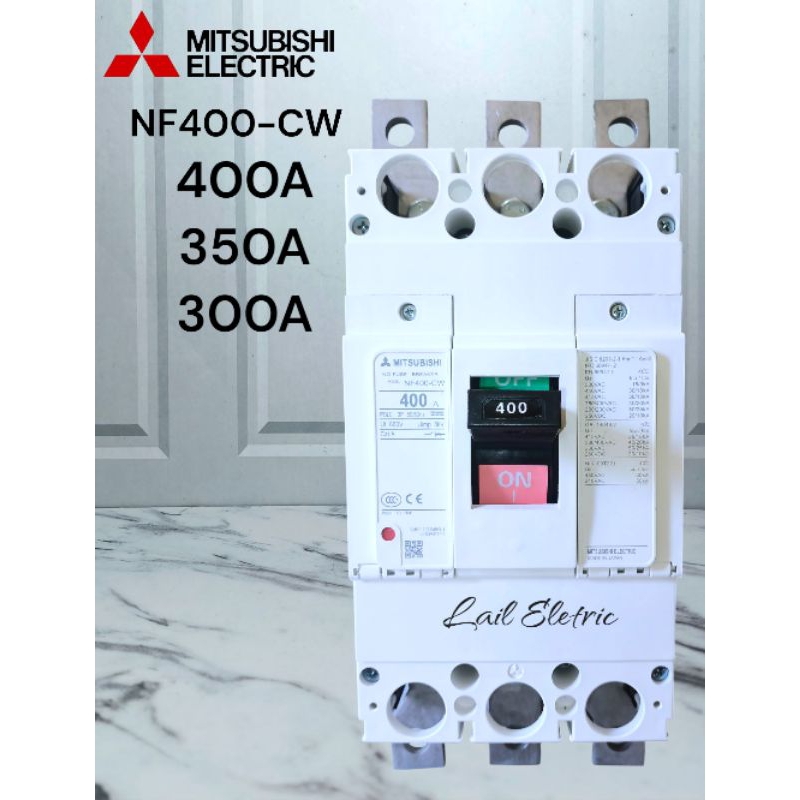 MCCB Mitsubishi NF400-CW  400A / 350A / 300A