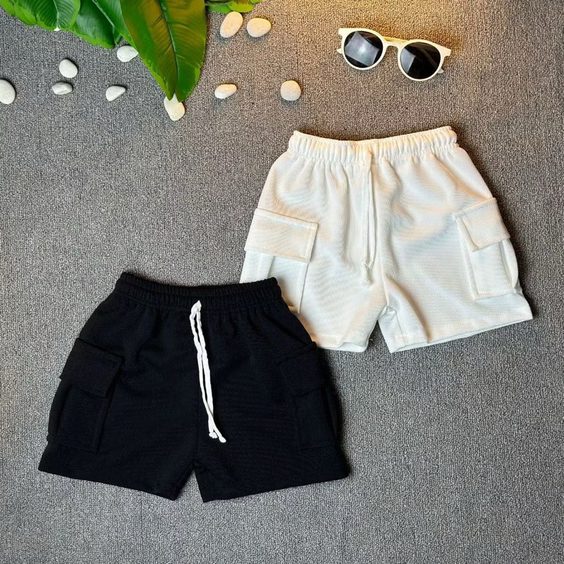 5 100 Rb Celana Pendek Anak Cargo Unisex 1-12 Tahun nyaman, lembut