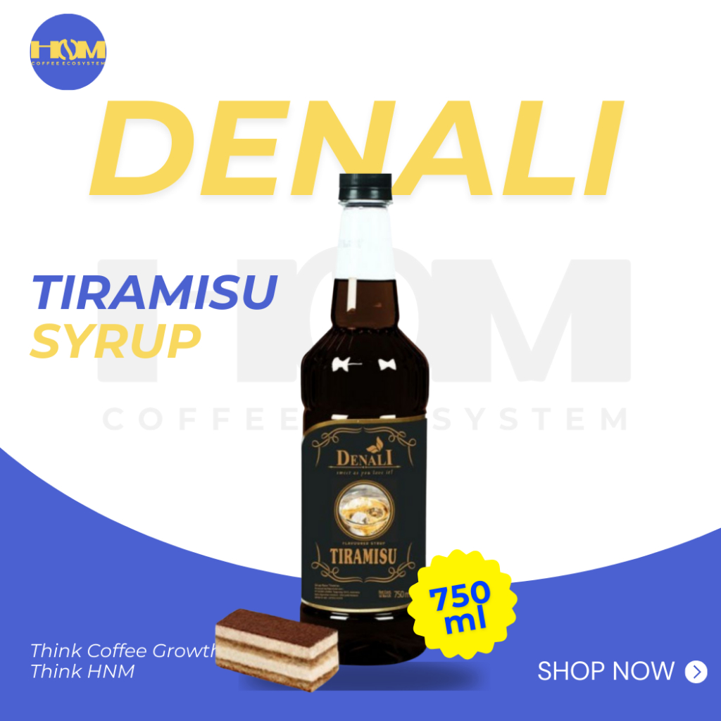 

Sirup Denali Tiramisu 750ml | Syrup Tiramisu Denali 750 ml