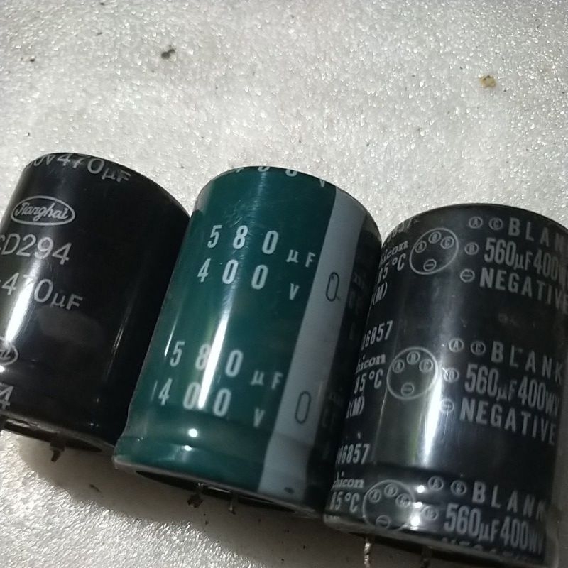 elko cabutan 400v 470uf 560uf 580uf