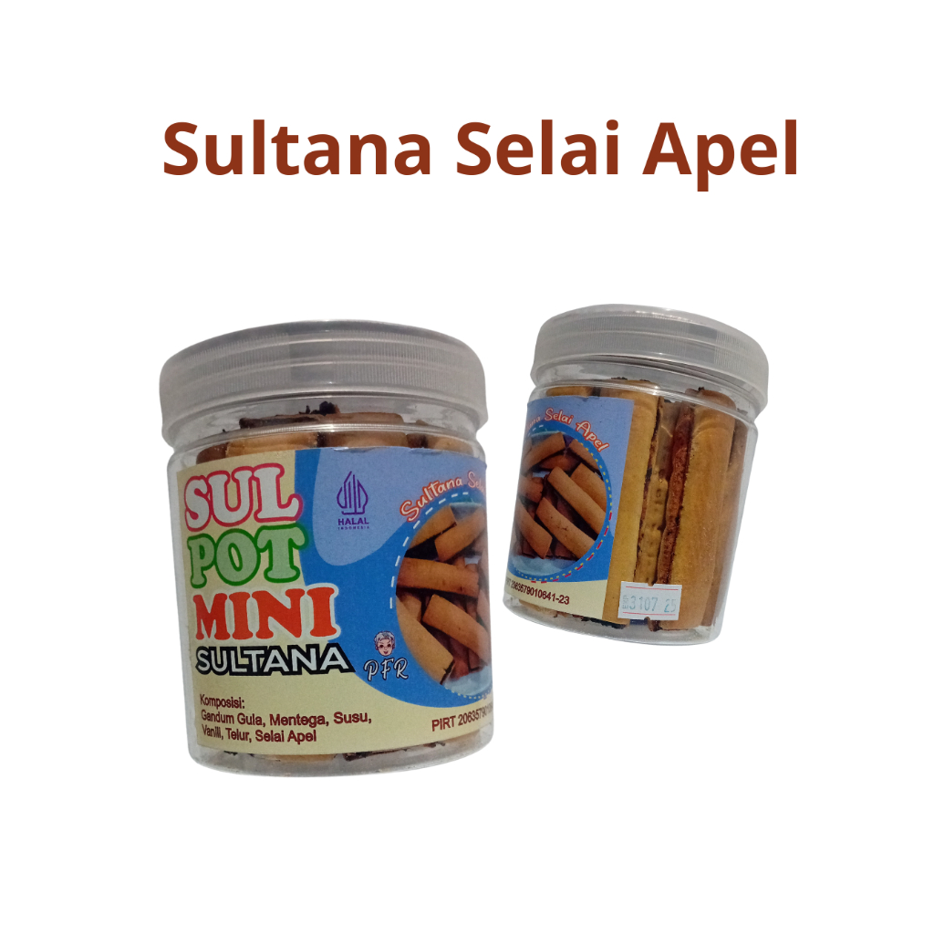 

PFR Kue Snack Camilan Stik Sultana Rasa Selai Apel Mentega