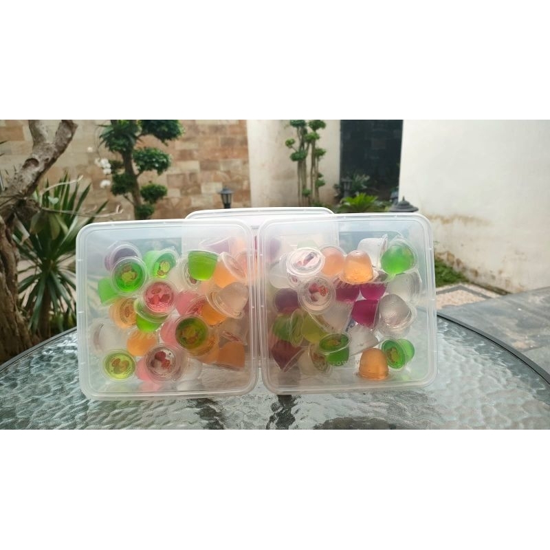 

Inaco Jelly Toples Thinwall 500gram setengah kilo