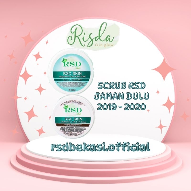 rsd risda skin glow body scrub 100gr