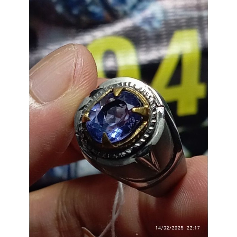 Cincin Mata Batu Change Colour Flourite (CCF) Premium  (Kolektor Item)