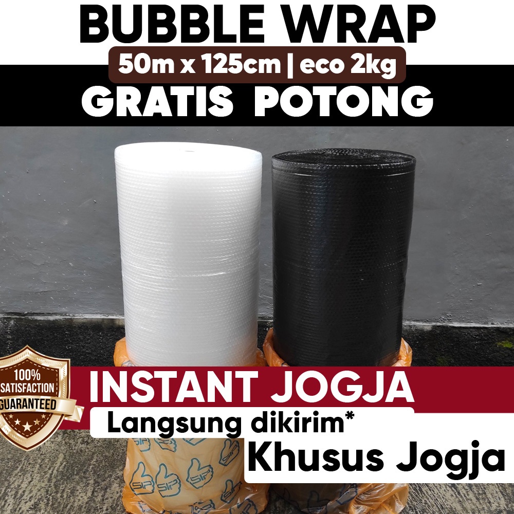 

Bubble Wrap roll 50 meter - Lebar 125 cm Economic 2kg