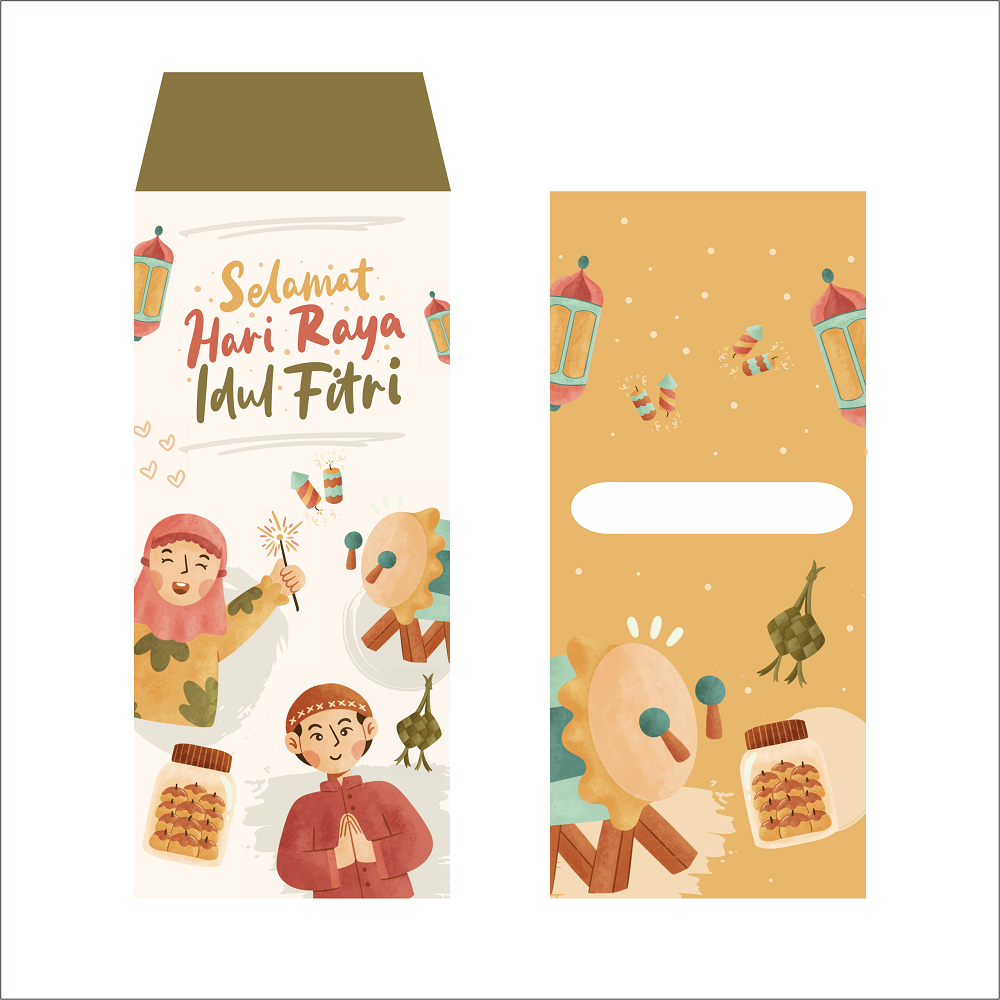 

AMPLOP LEBARAN ANAK WATERCOLOR PAINTING #1