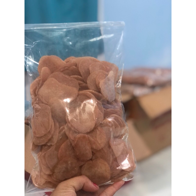 

Kempelang udang mentah/kerupuk