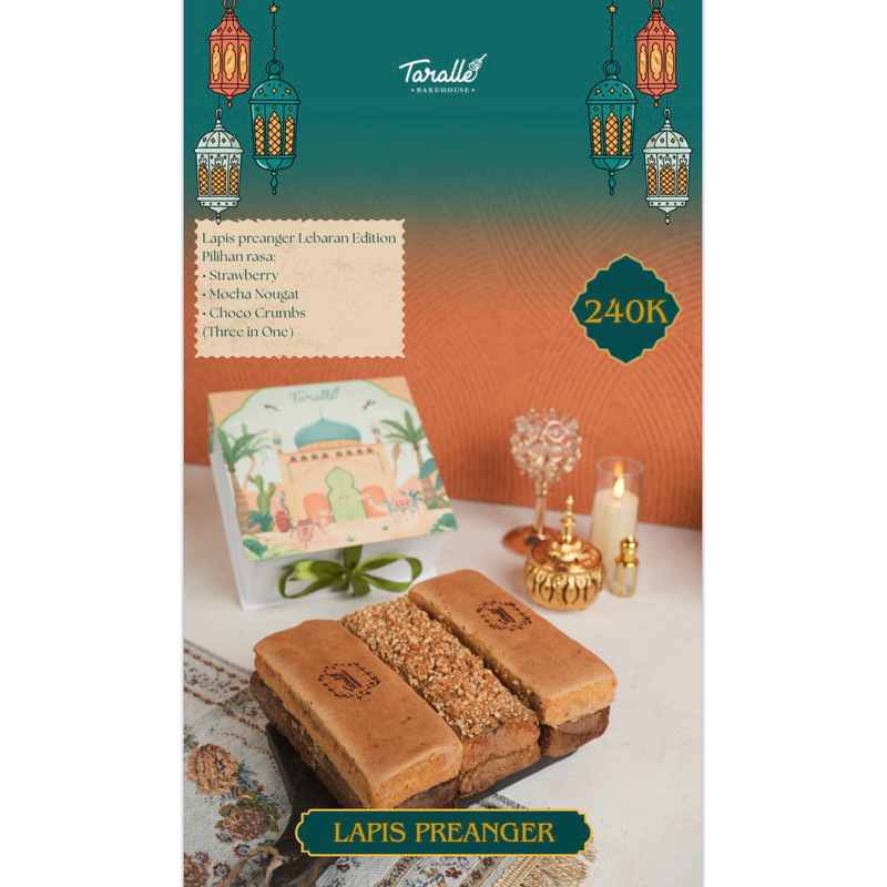 

Lapis Preanger 3 in 1 ( hampers lebaran )