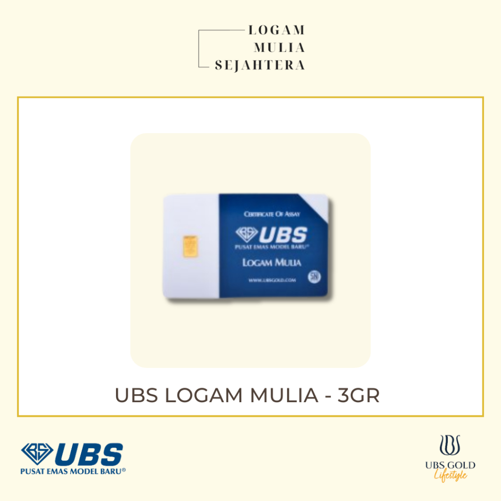 LOGAM MULIA UBS 3Gr