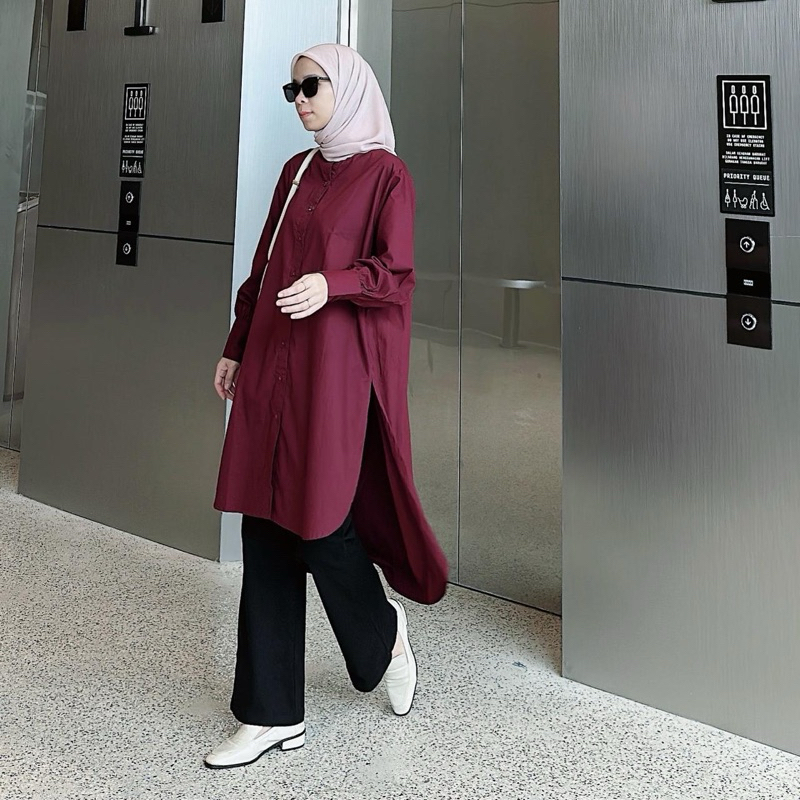 HENLEY LONG SHIRT - COTTONTREND PEKANBARU