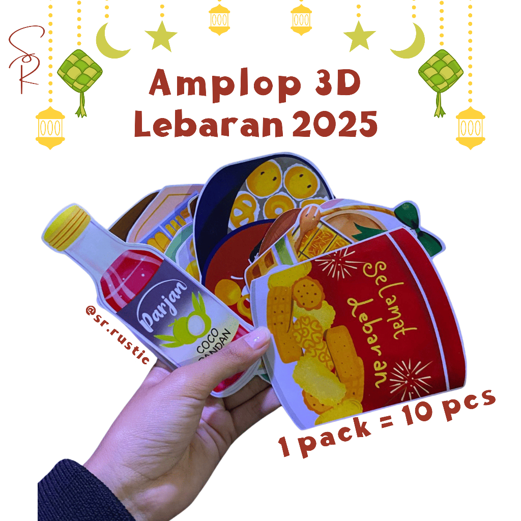 

Amplop lebaran 2025 amplop karakter unik angpao lebaran murah amplop THR idul fitri