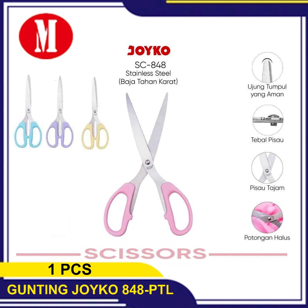 

Gunting Joyko SC 848 Pastel