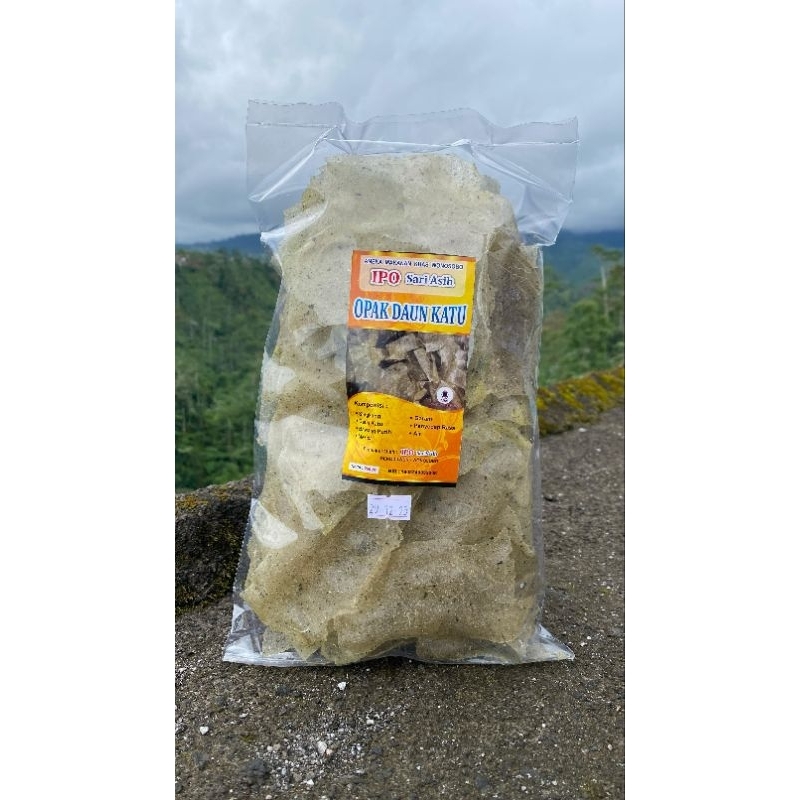 

opak/opak daun katu/kerupuk/oleh-oleh/kletikan