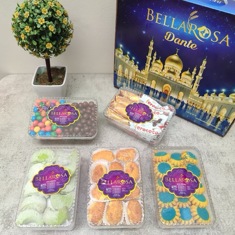 

PAKET KUE KERING LEBARAN BELLAROSA DANTE SERIES HAMPERS IDUL FITRI