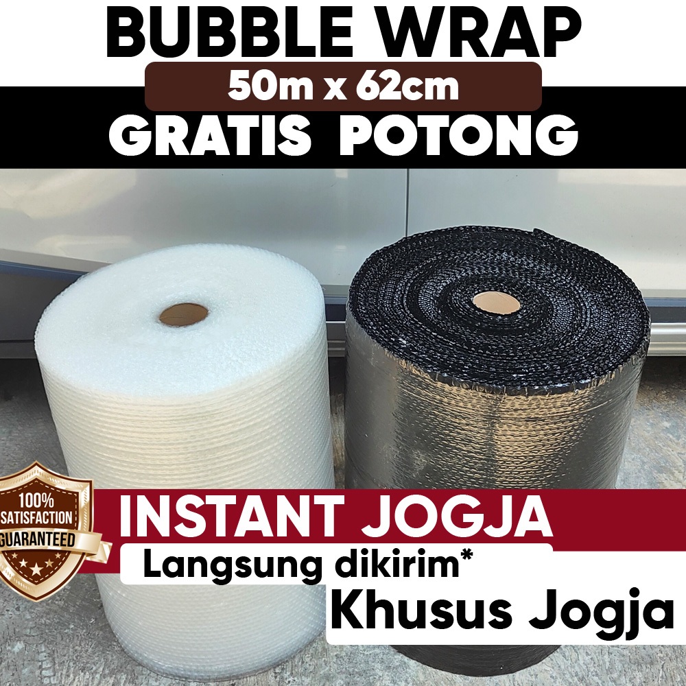 

SIP Plastik Bubble Wrap 1 roll 50 meter - Lebar 62cm - Sleman Jogja