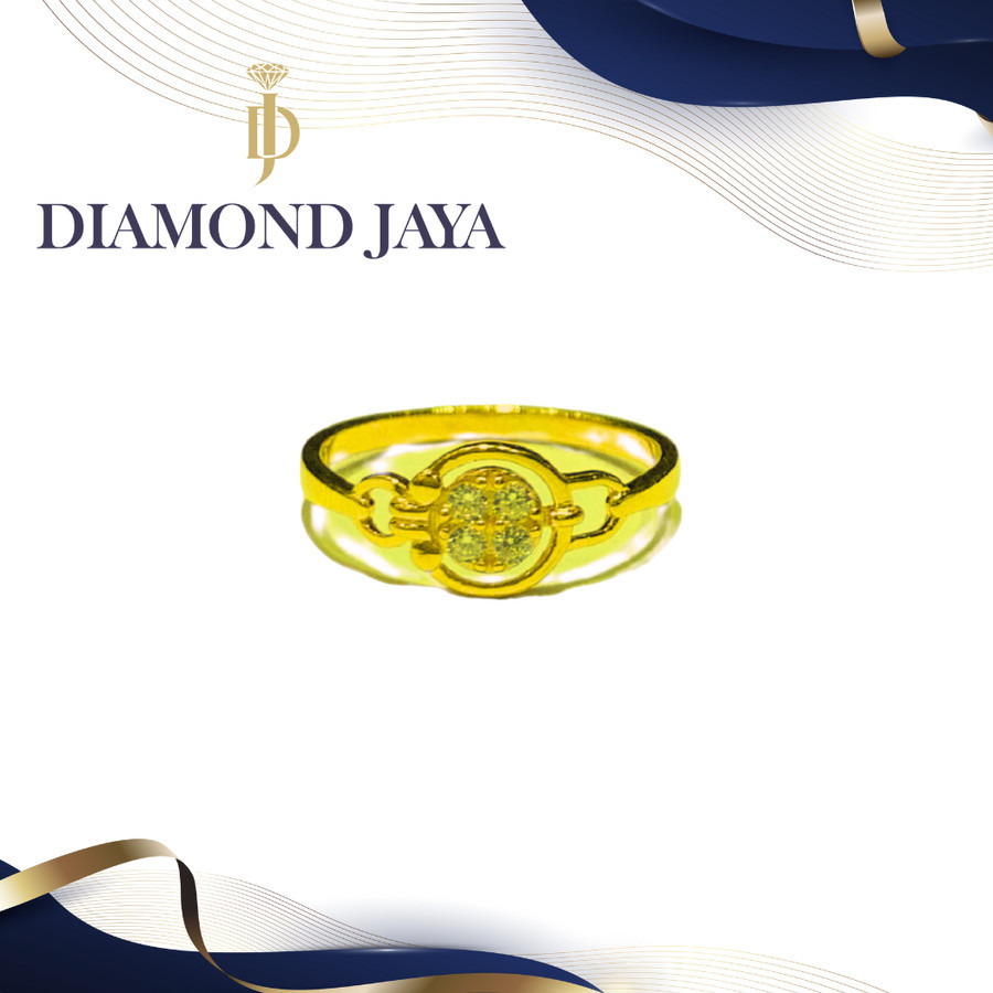 TOKO MAS DIAMOND JAYA -  Cincin Emas Wanita Cincin Ring