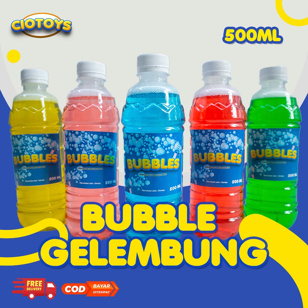 Isi Ulang Gelembung Balon Sabun / Refill Gelembung Sabun / Balon Bubble 500 Mililiter