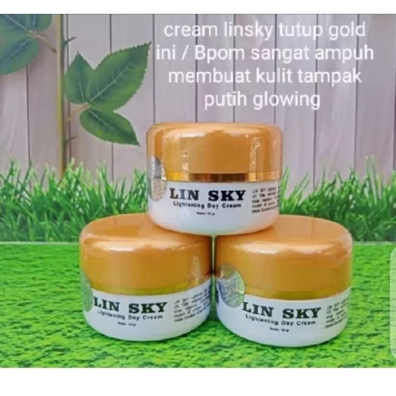 (COD)Cream linsky glow 100% original Bpom
