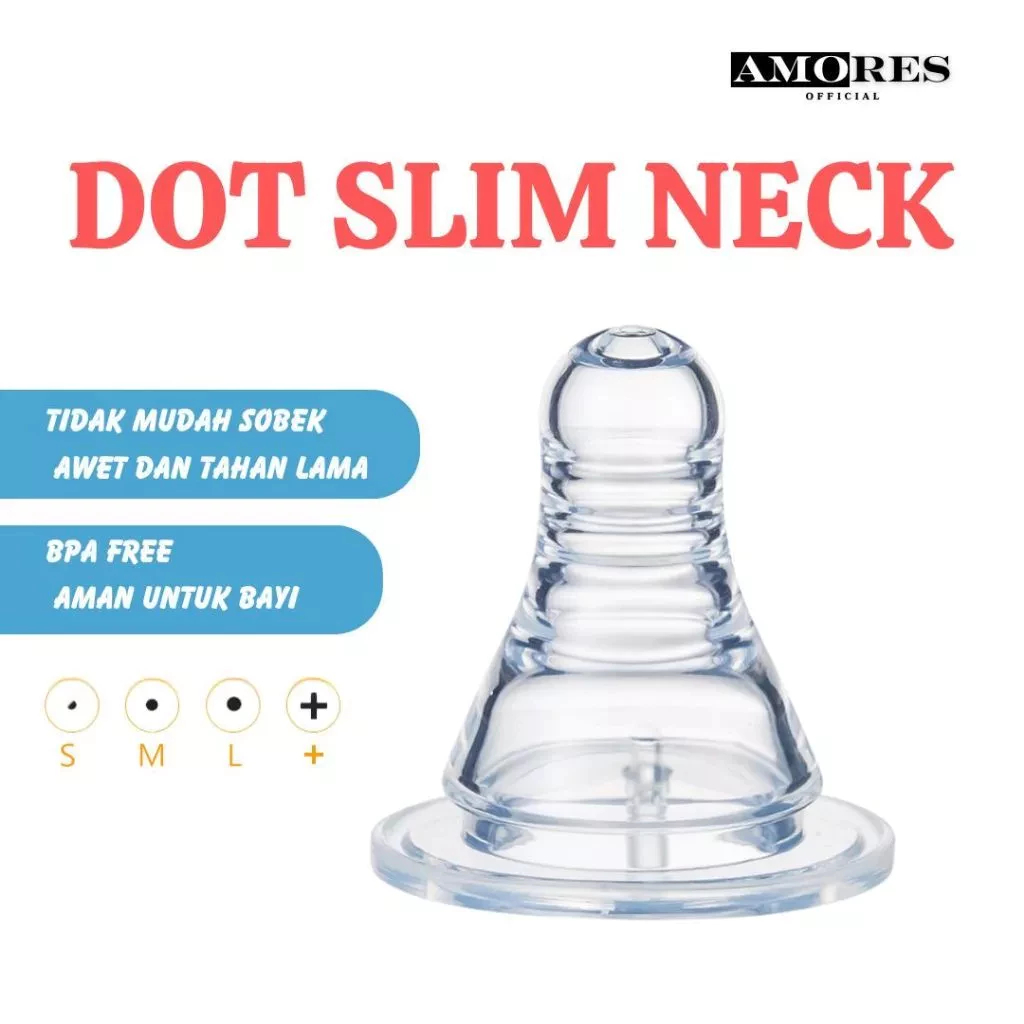 Dot Bayi Pigeon Botol Susu Nipple Peristaltik Dot Slim Neck Bayi -