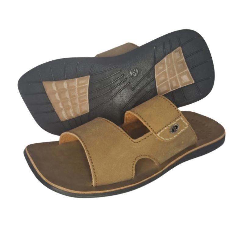 OBARA II Sandal Kulit Pria I Sendal Selop Pria seri 03