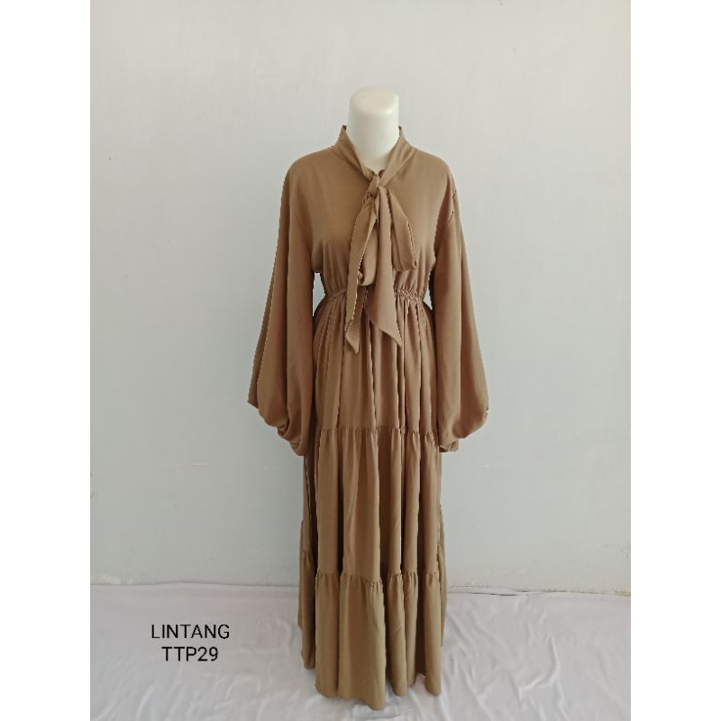 gamis gonegani/gonegani new/gamis lengan balon wanita/LINTANG TTP29