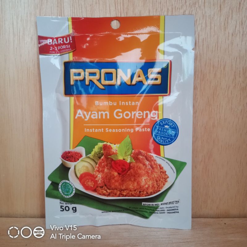 

Pronas bumbu instan ayam goreng 50g