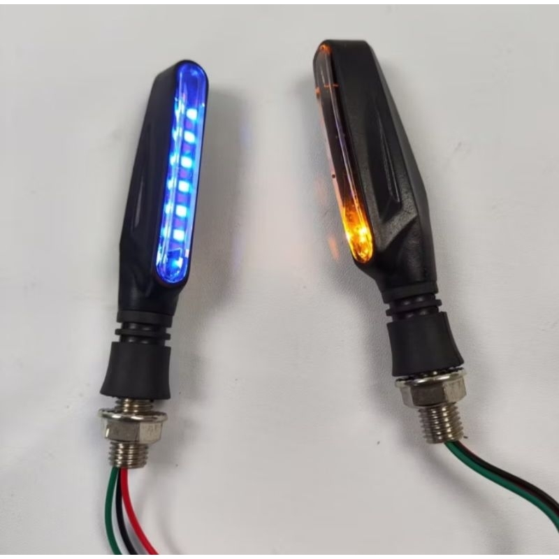 Sen Running Led Lidi 2 Mode Sein running Torpedo Universal Motor Vixion Tiger Megapro Cb Verza