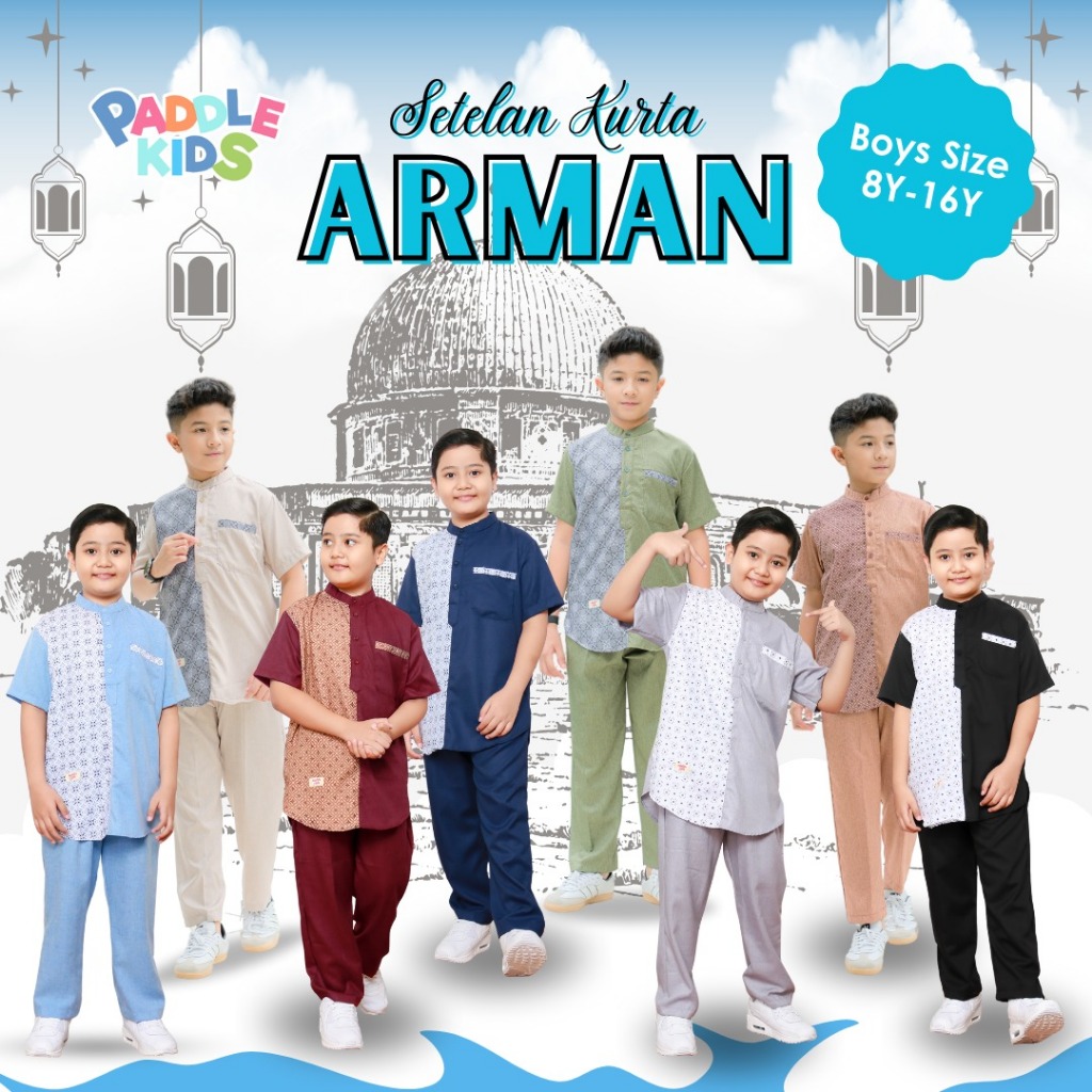 setelan koko anak laki laki / koko anak - remaja by paddle kids