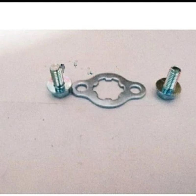 Kancingan gir/kleman gir depan+ baut honda supra/karisma/revo lama