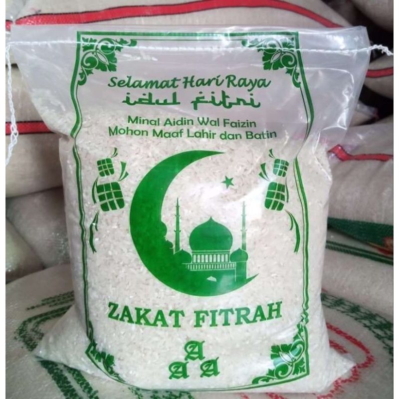 

beras zakat fitrah isi 3,5 liter beras bagus pulen putih bersih 3kg