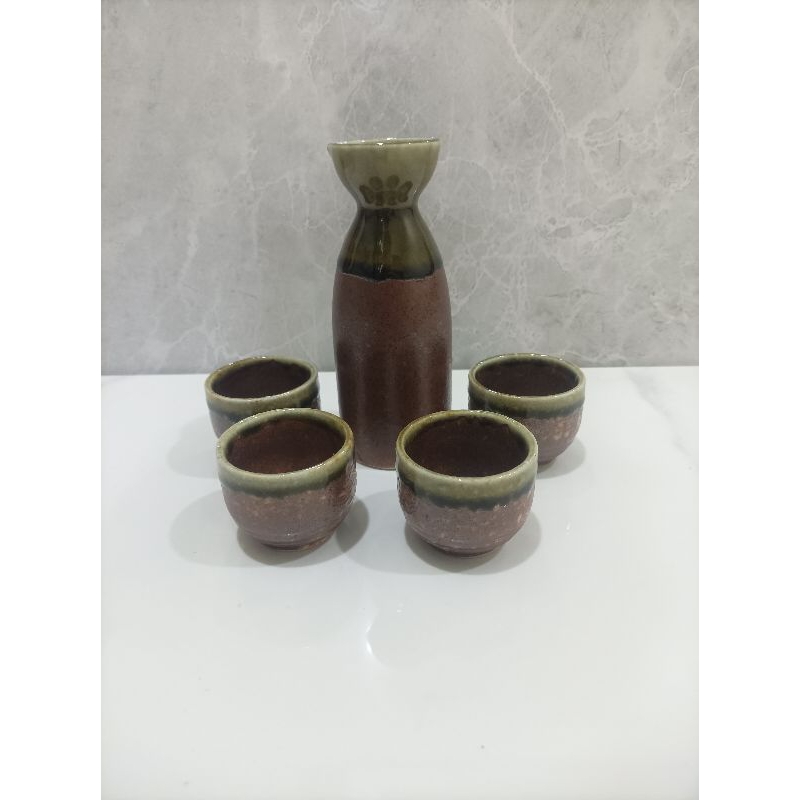 Tea Cup Set Jepang / Botol Minum Kopi & Teh