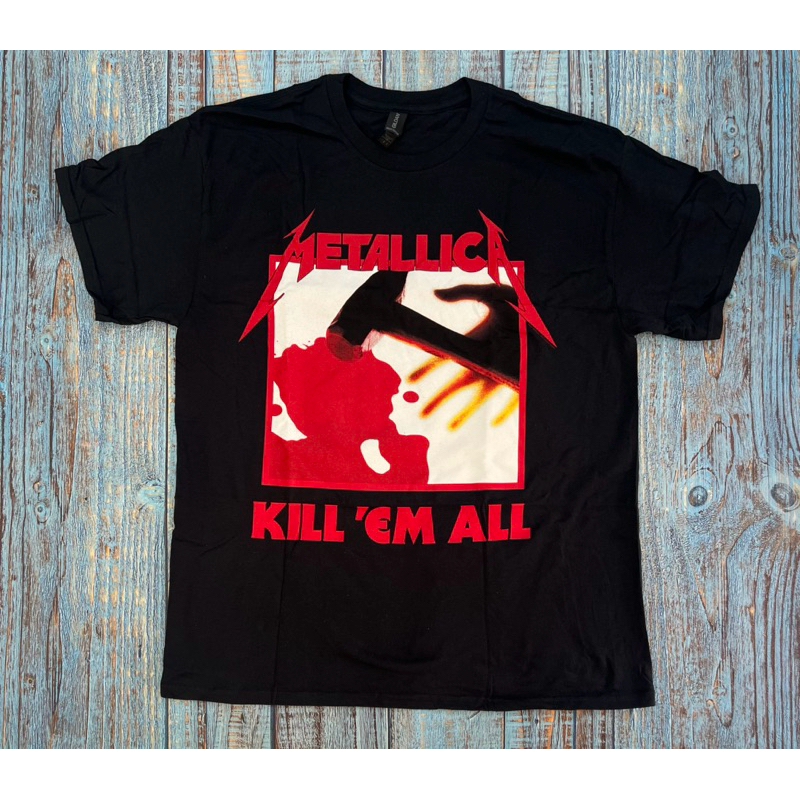Kaos T-Shirt Band Metallica - Kill 'Em All Official Merchandise
