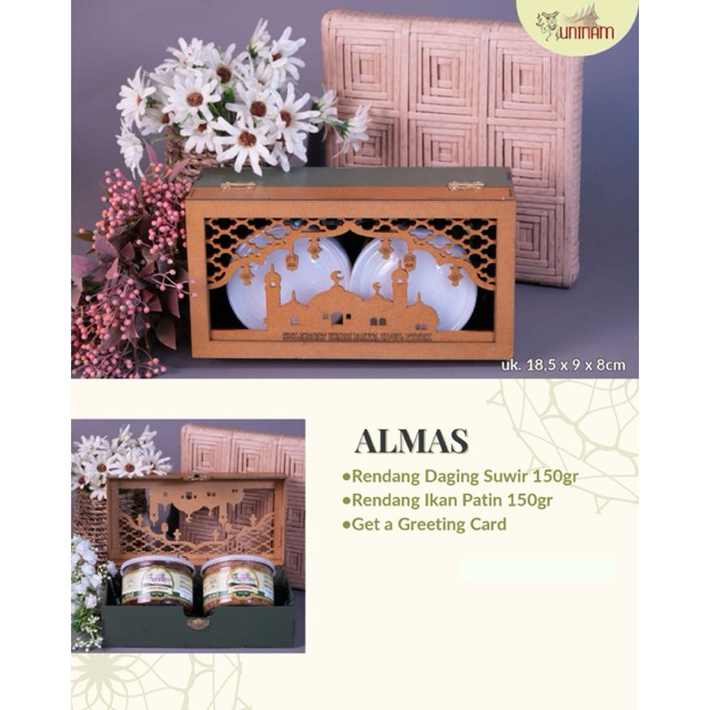 

[UNINAM] Hampers Lebaran Rendang Daging Suwir dan Rendang Ikan Patin