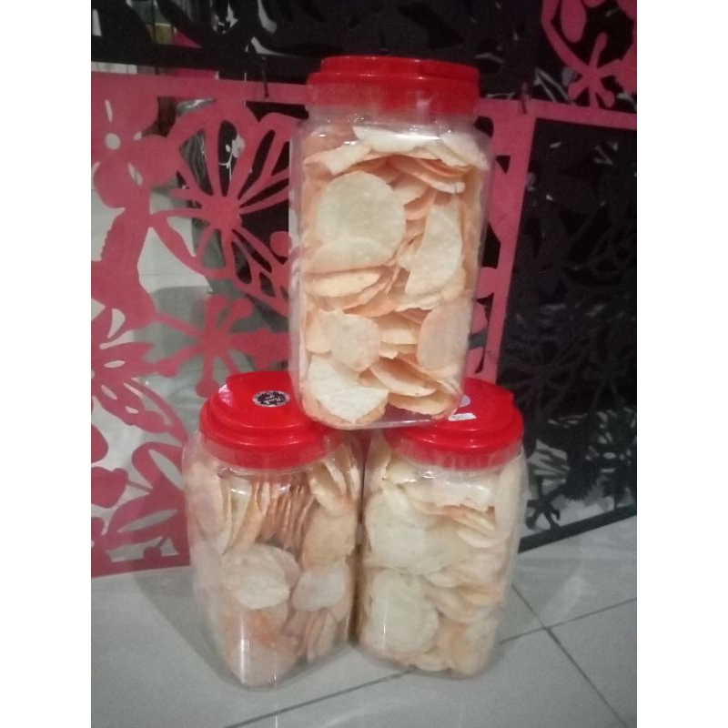 

keripik opak aneka rasa (opak bulat)