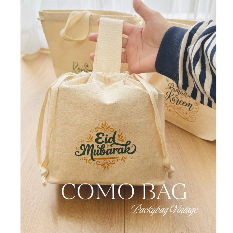 

(READYSTOCK) COMO BAG PRINT // CANVAS KATUN // 26x10x20 // HAMPERS BAG