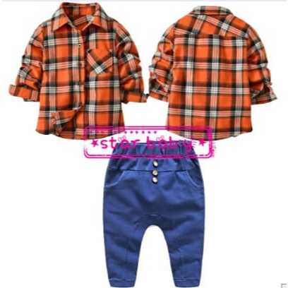 STAR BABY 181 01 ST KEMEJA ORANGE