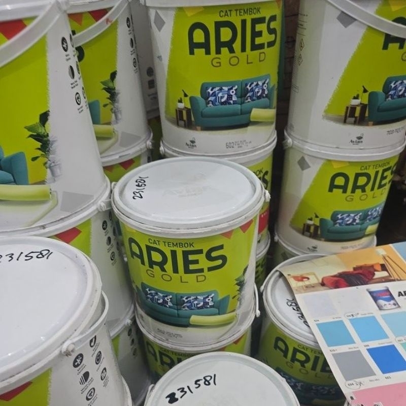 cat tembok aries gold 4,5kg
