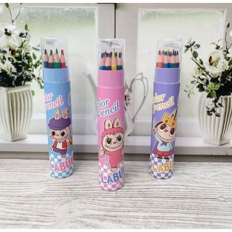 

Pensil Warna Tabung Labubu 1 Set Isi 12 Pcs Pensil Warna Labubu Free Rautan Pensil Warna Termurah