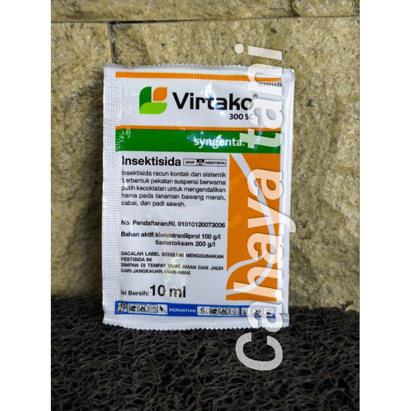 Virtako Sachet Original 10ml Insektisida Sistemik Obat Pembasmi Hama Padi VIRTAKO 300 SC