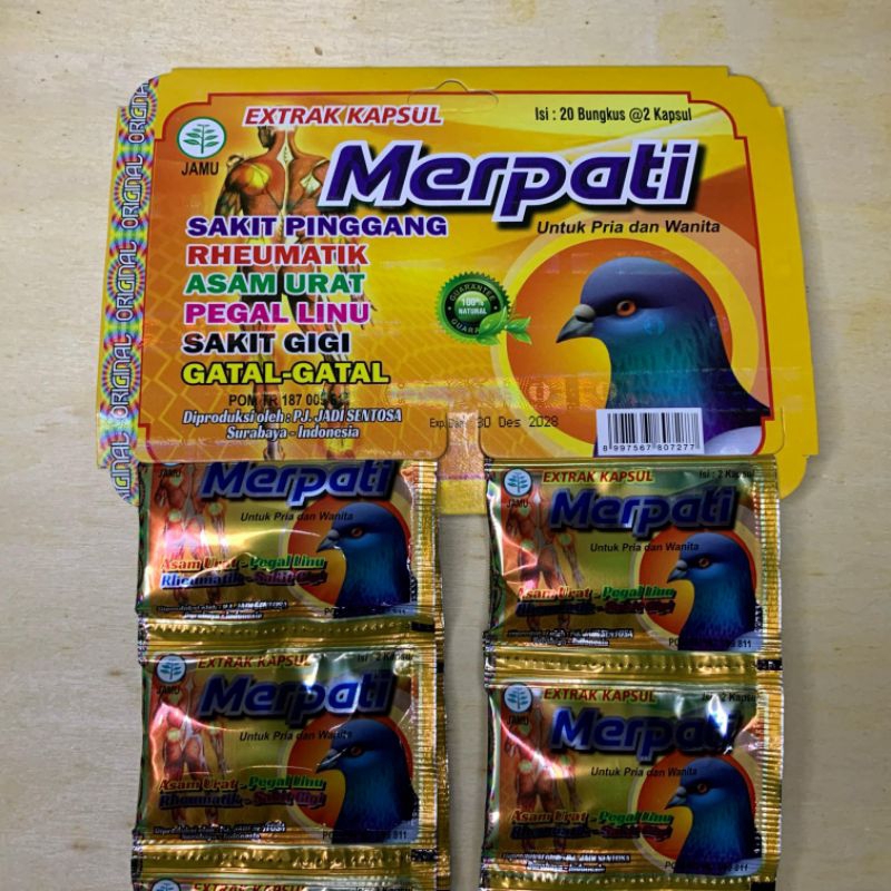 KAPSUL MERPATI ORIGINAL