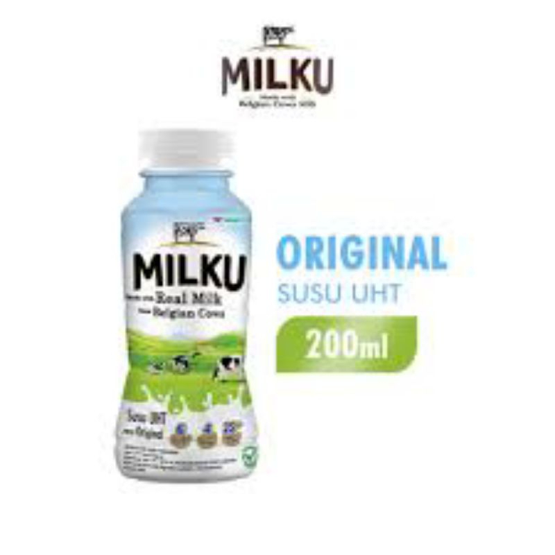 

SUSU UHT BOTOL MILKU RASA COKELAT | STROBERY | ORIGINAL NETTO 200 ML