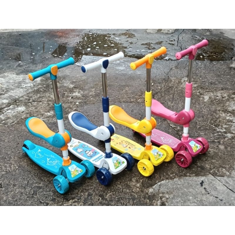 scooter otoped dudukan Anak ada lampu dan lagu