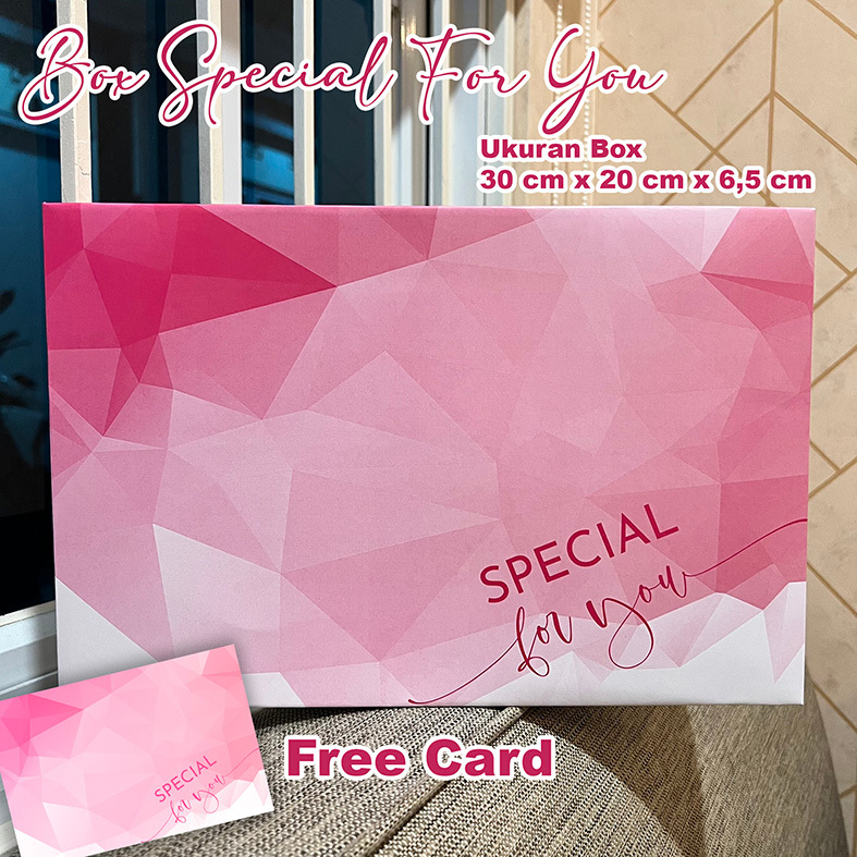 

BOX SPECIAL FOR YOU PINK | box pink | 30x20x6,5