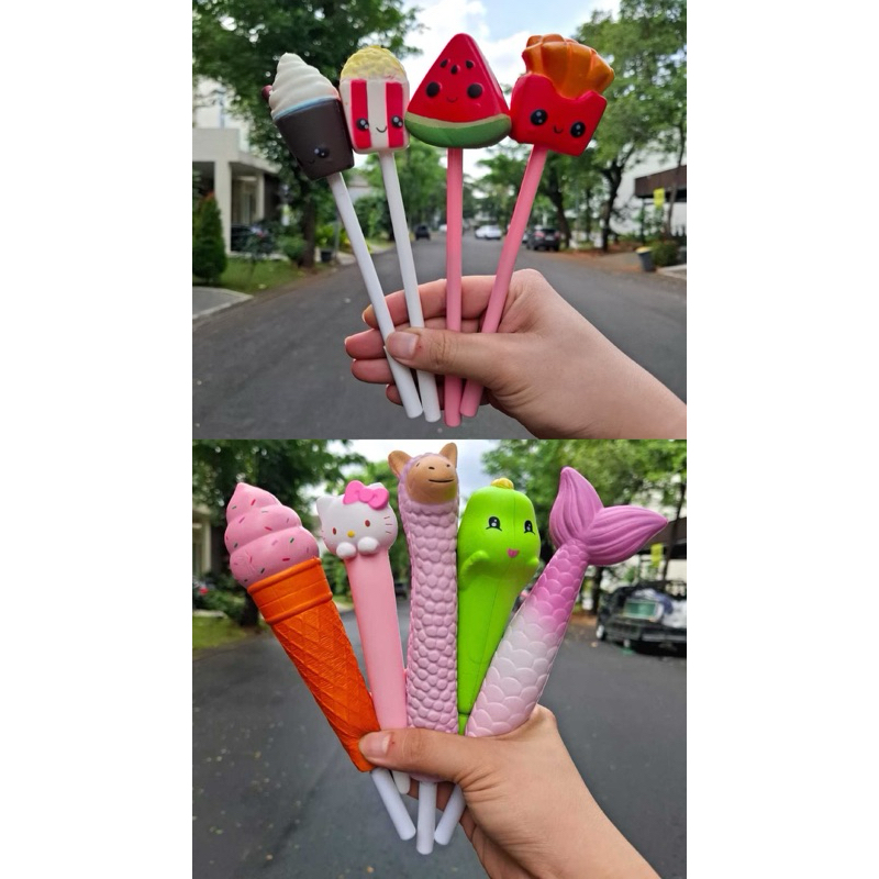 

Ballpoint Bolpen Pulpen Gel Pen Squishy Karakter