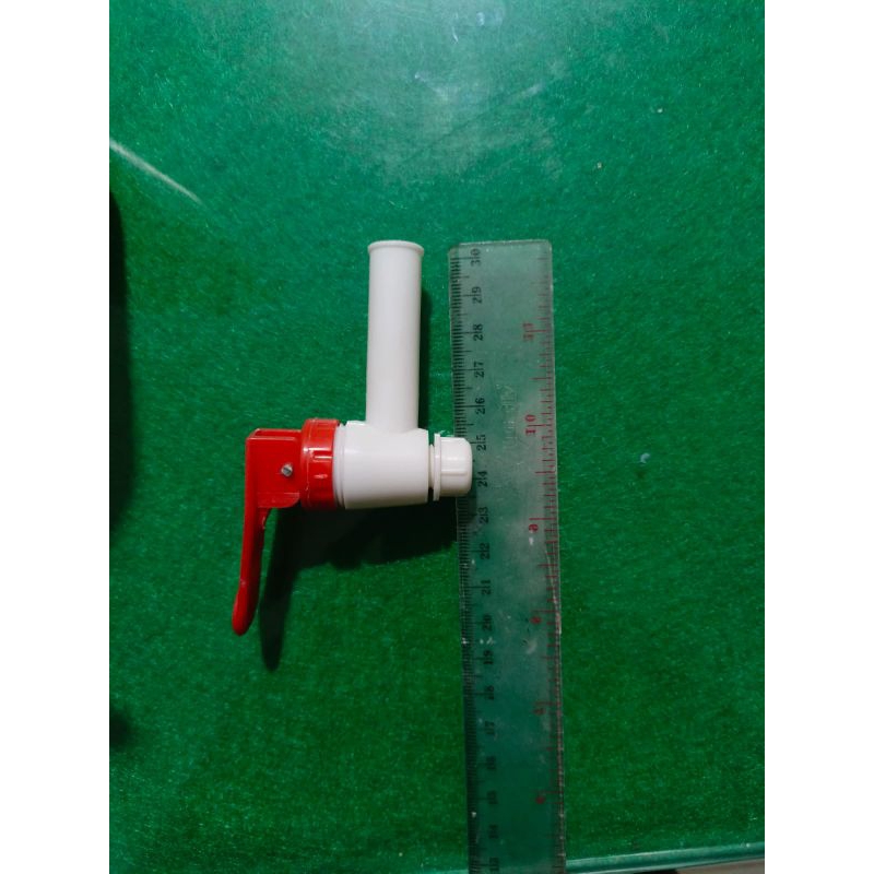 Kran/Keran/Faucet Air Merah, Serbaguna, Drat Panjang
