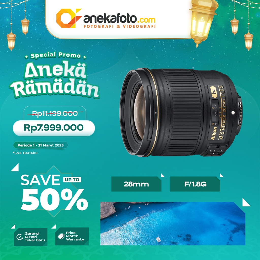 Nikon Lensa AF-S 28mm f/1.8 G