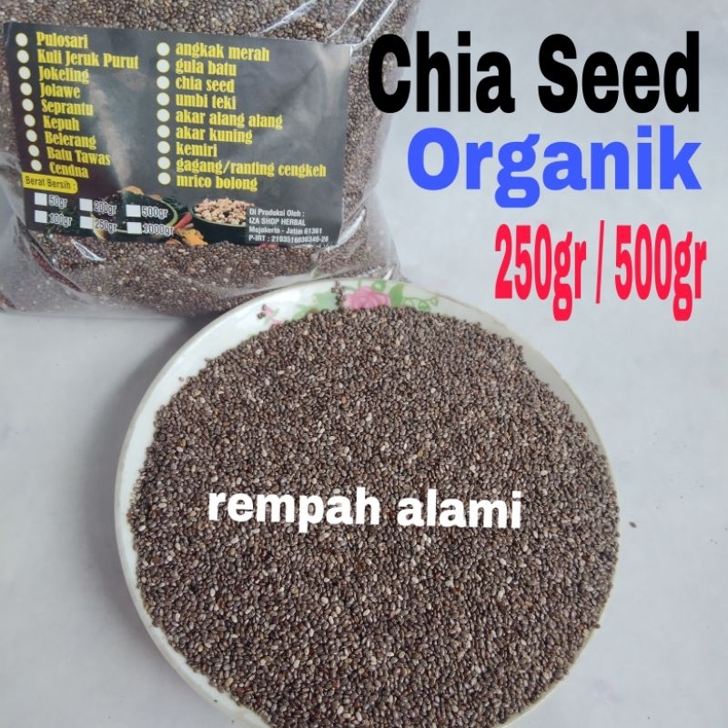 

Organik Black Chia Seed 250/500gr